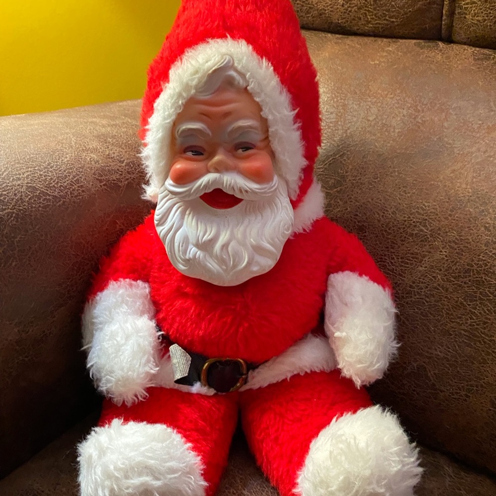 Vintage 50’s Santa Plush
